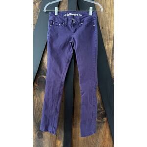 Dollhouse Vintage Y2K Juniors 00 Purple Slim Jeans